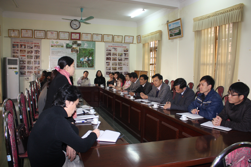 Đi học tập, trao đổi kinh nghiệm hoạt động  tại hai tỉnh Yên Bái và Lào Cai