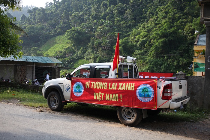 Quỹ Bảo vệ và phát triển rừng tỉnh Nghệ An phối hợp với Trung tâm văn hoá huyện Tương Dương tổ chức hoạt động truyền thông lưu động