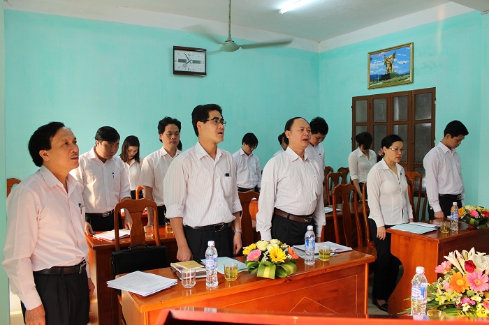 Đại hội chi bộ Quỹ Bảo vệ và Phát triển rừng tỉnh Nghệ An Khóa II nhiệm kỳ 2015-2017.