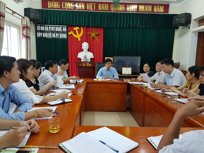 Chi bộ Quỹ Bảo vệ và Phát triển rừng tỉnh Nghệ An tổ chức Hội nghị học tập, quán triệt Nghị quyết số 01-NQ/ĐU của BCH Đảng bộ Khối