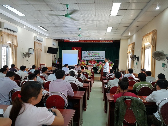 Quỹ Bảo vệ và Phát triển rừng tỉnh Nghệ An tổ chức Hội nghị tuyên truyền và phổ biến các văn bản mới về chính sách chi trả DVMTR tại huyện Quế Phong