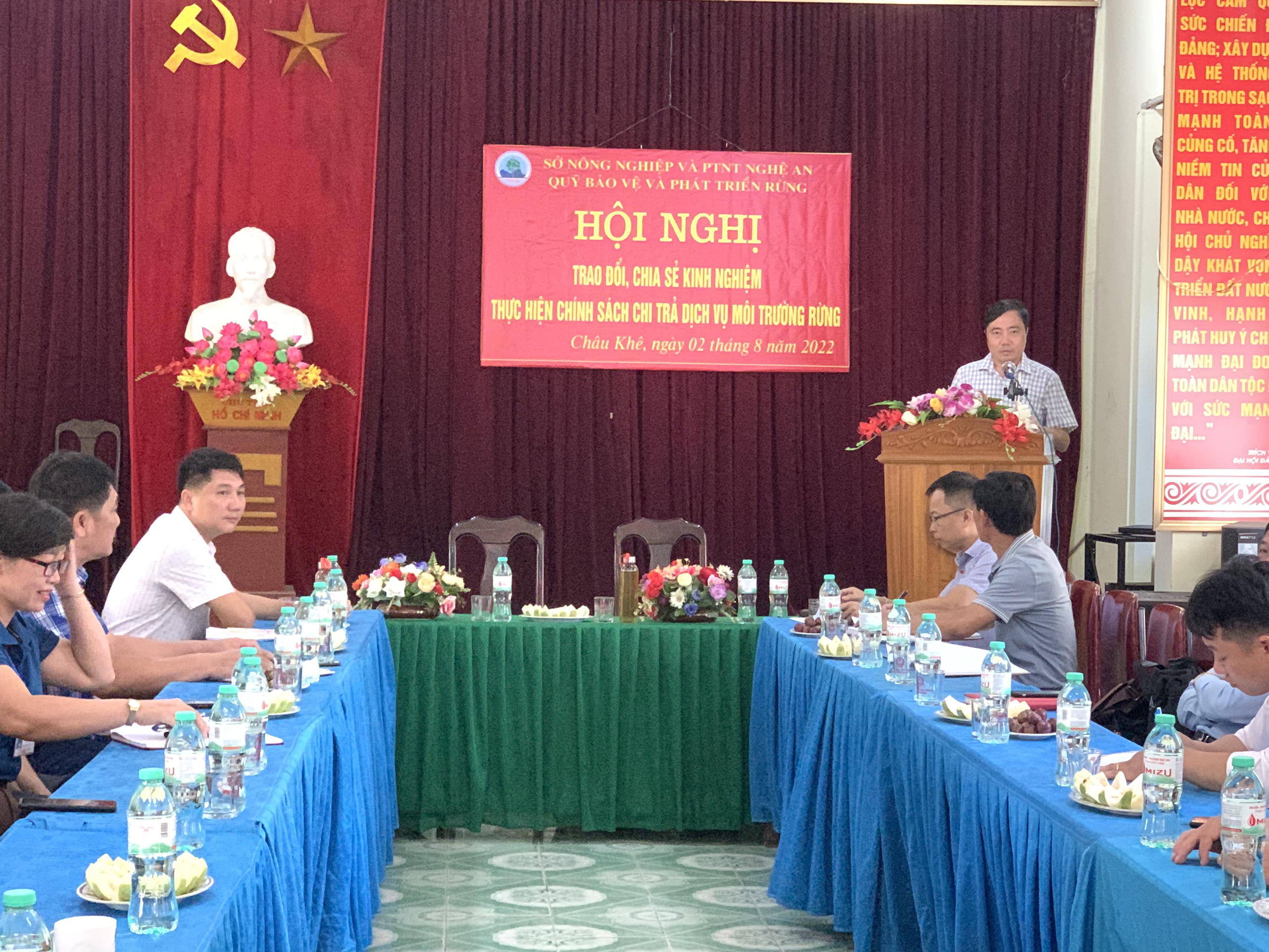 Đoàn công tác Quỹ Bảo vệ và Phát triển rừng tỉnh Điện Biên học tập, trao đổi kinh nghiệm tại tỉnh Nghệ An