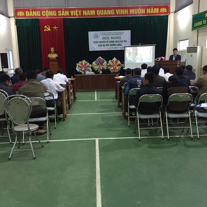 Quỹ Bảo vệ và phát triển rừng tỉnh Nghệ An tổ chức Hội nghị tuyên truyền chính sách chi trả DVMTR tại huyện Quế Phong
