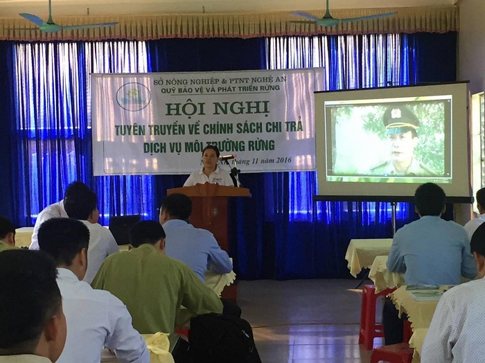 Hội nghị tuyên truyền chính sách chi trả DVMTR tại  huyện Quỳ Châu