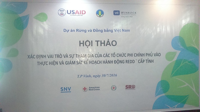Hội thảo xác định vai trò và sự tham gia của các tổ chức phi chính phủ vào thực hiện và giám sát kế hoạch hành động REDD+ cấp tỉnh