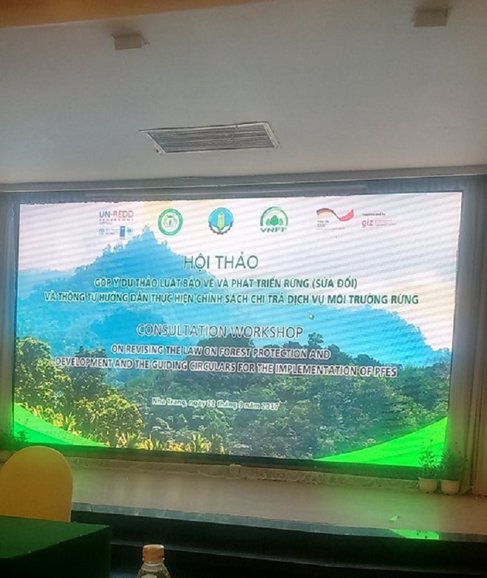 Hội thảo góp ý Dự thảo Luật Bảo vệ và Phát triển rừng (sửa đổi) và các Thông tư tại TP. Nha trang tỉnh Khánh Hòa