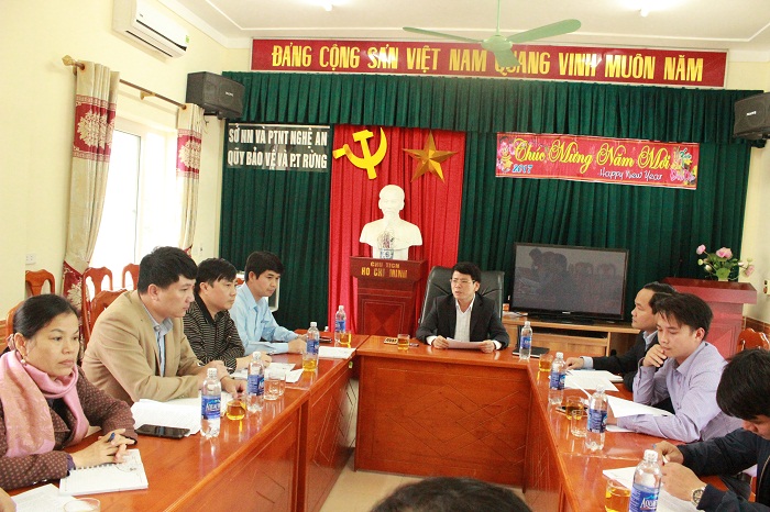 Sở Nông nghiệp và Phát triển Nghệ An tổ chức buổi làm việc với Quỹ Bảo vệ và phát triển rừng