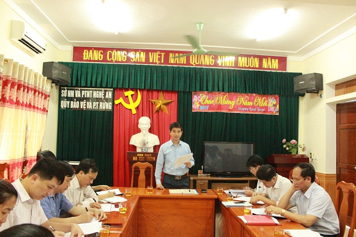 Chi bộ Quỹ Bảo vệ và phát triển rừng tỉnh Nghệ An tổ chức Hội nghị kiểm điểm theo Nghị quyết Trung ương 4 (khóa XII)