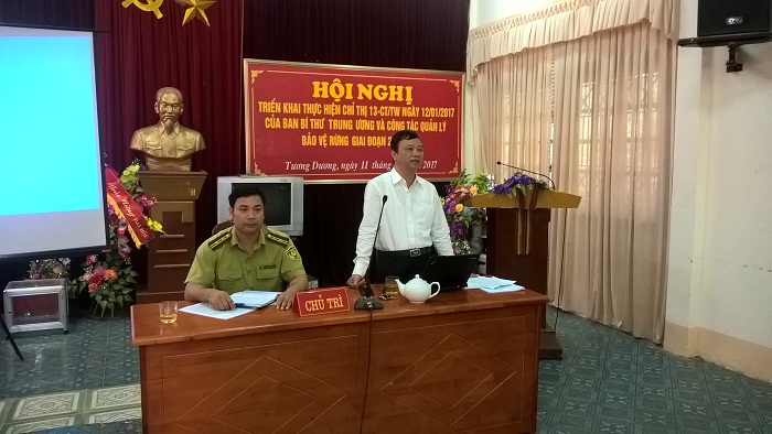 Hội nghị đánh giá công tác bảo vệ, phát triển rừng gắn với Chính sách chi trả DVMTR tại huyện Tương Dương