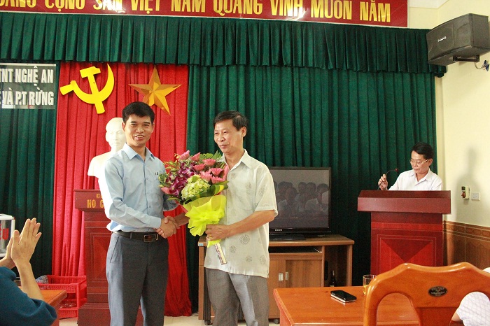Công bố Quyết định bổ nhiệm  Phó Giám đốc Quỹ Bảo vệ và phát triển rừng Nghệ An