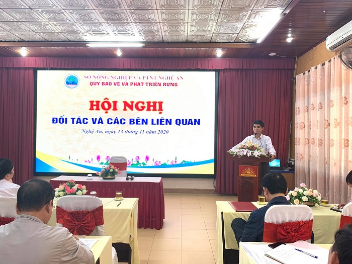 Quỹ Bảo vệ và Phát triển rừng Nghệ An tổ chức Hội nghị đối tác và các bên liên quan