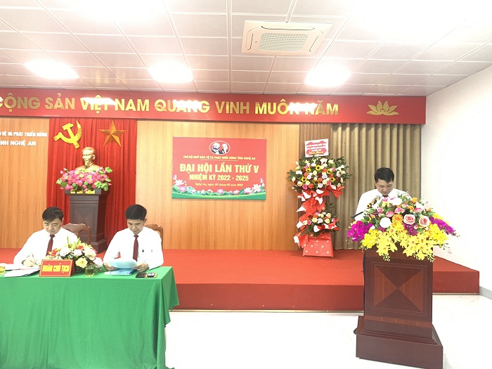 Chi bộ Quỹ Bảo vệ và Phát triển rừng tỉnh Nghệ An tổ chức Đại hội lần thứ V, nhiệm kỳ 2022-2025