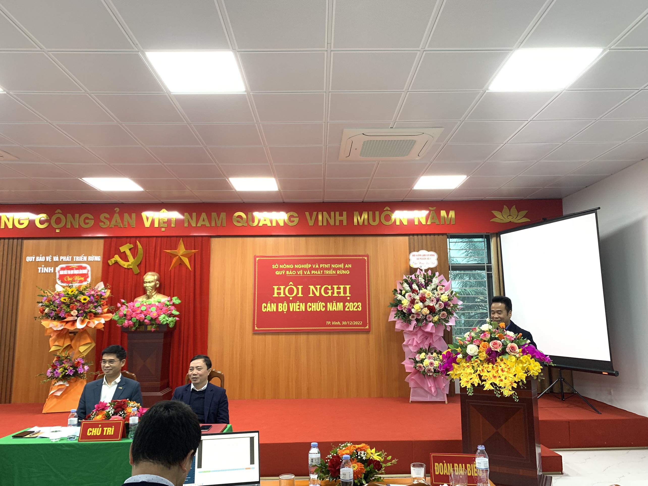 Quỹ Bảo vệ và phát triển rừng tỉnh Nghệ An tổ chức Hội nghị cán bộ viên chức, người lao động năm 2023